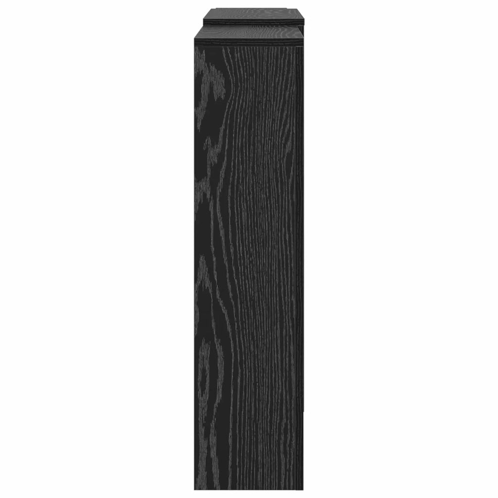 Copertura per radiatori Rovere Nero 205 x 21,5 x 83,5 cm 869227