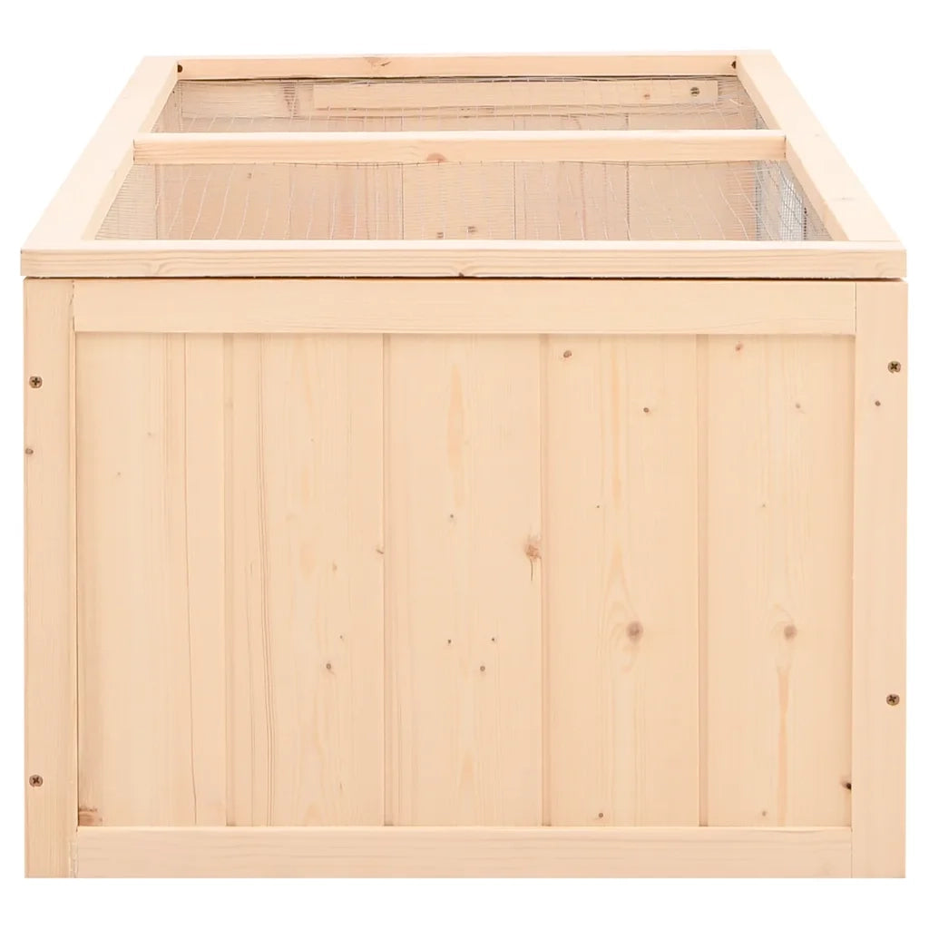 Gabbia per Criceti 104x52x38 cm in Legno Massello di Abete 172383