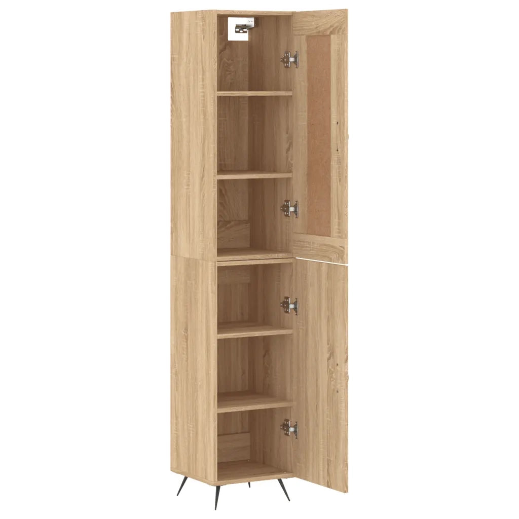 Credenza Rovere Sonoma 34,5x34x180 cm in Legno Multistrato 3200108