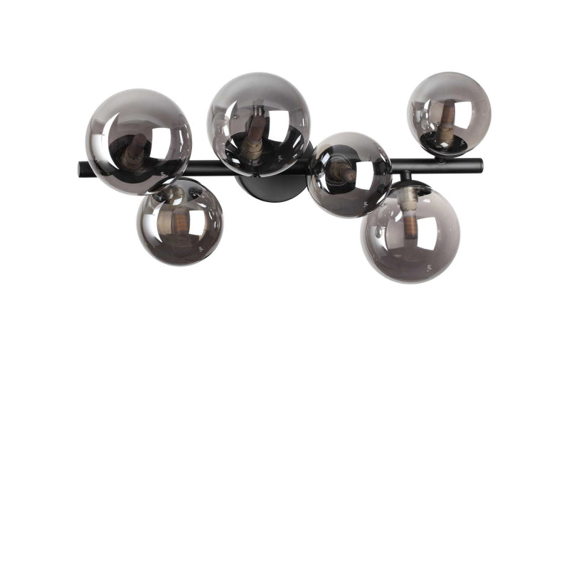 Lampada Da Soffitto Perlage Pl6 Fume' Ideal-Lux