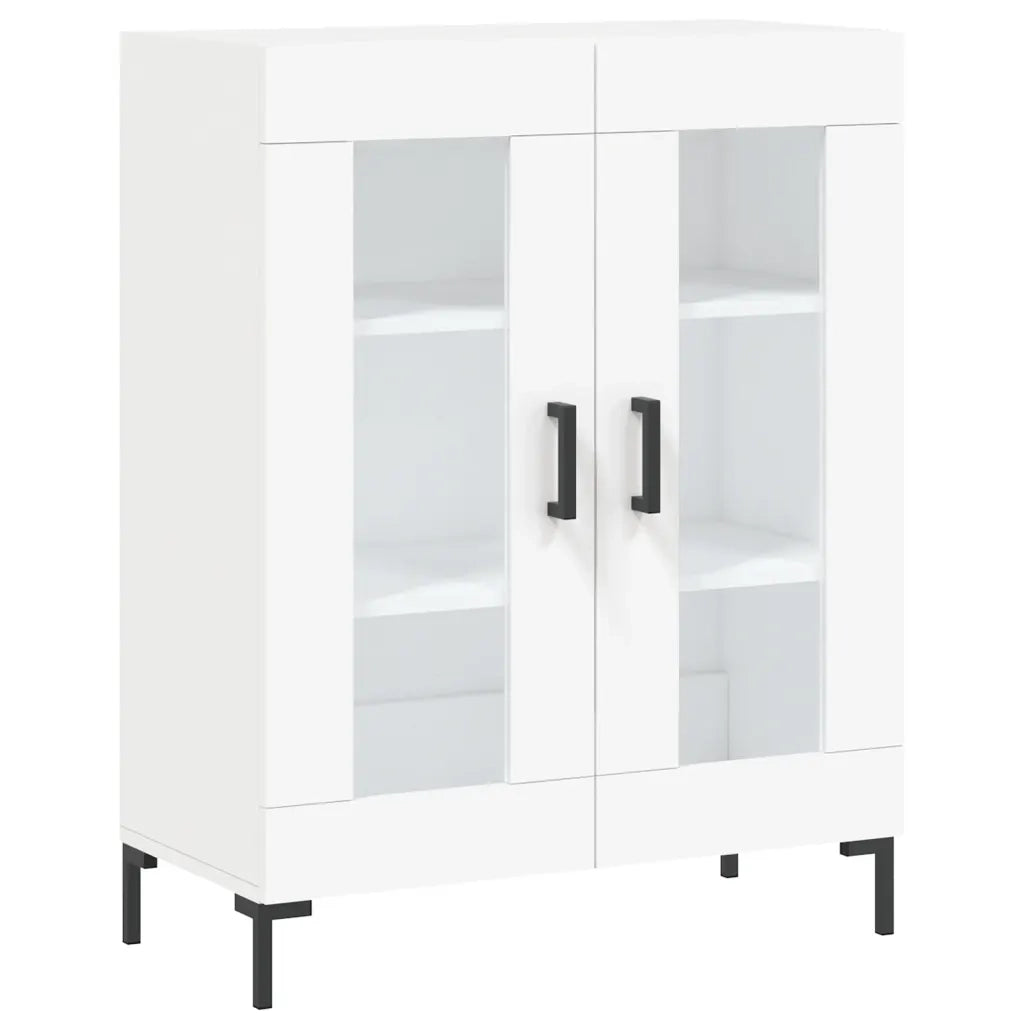 Credenza Bianca 69,5x34x180 cm in Legno Multistrato 3195731