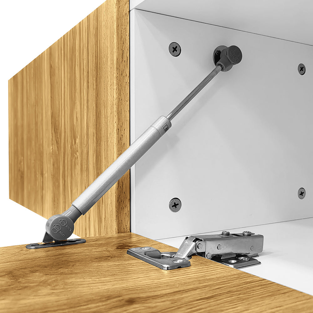 Mobile TV modulare - Xylo - Lunghezza regolabile bianco/legno