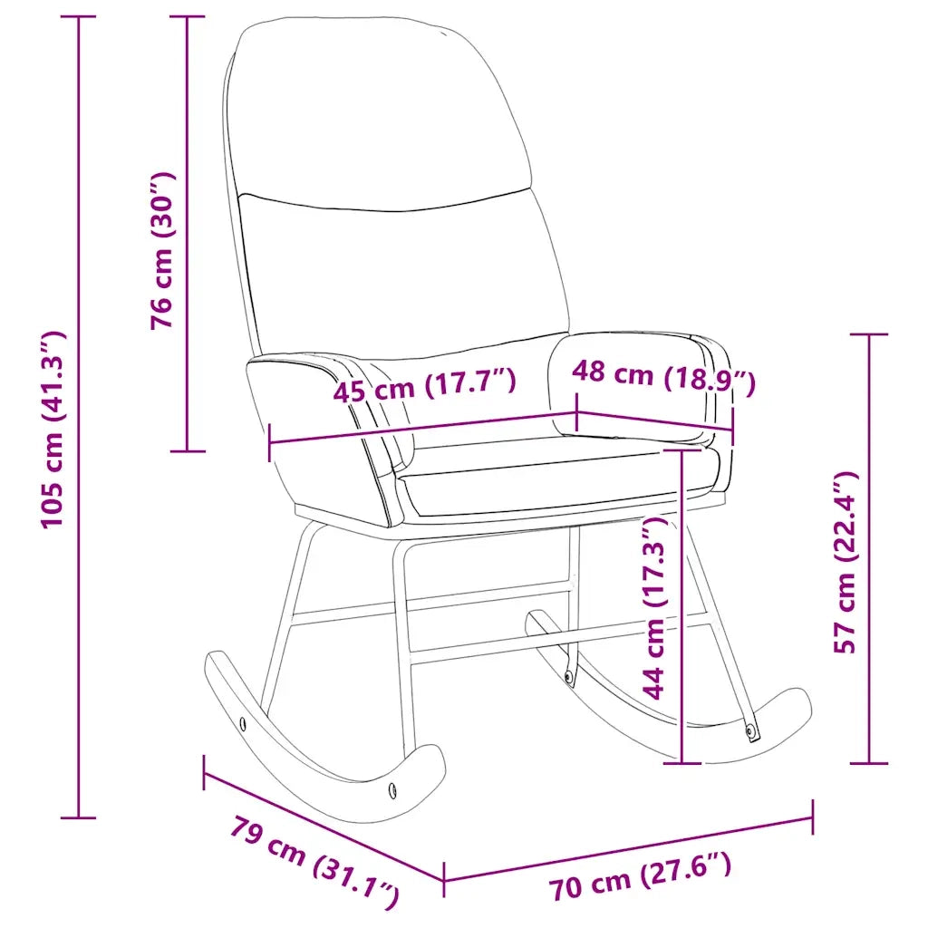 Sedia da Pranzo Grigio Scuro in Velluto CFW9420312