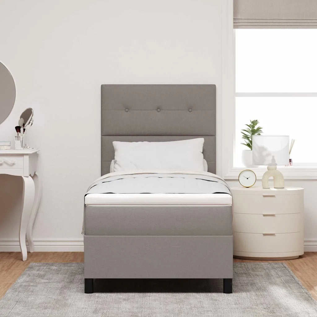 Letto a molle con materasso con led Talpa 100 x 200 cm Tessuto
