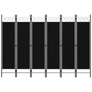 Paravento a 6 Pannelli Nero 240x180 cmcod mxl 120896