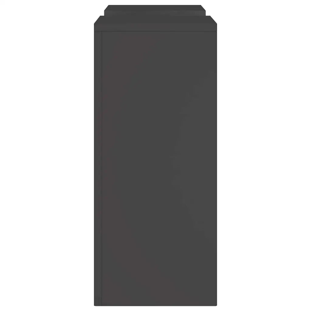 Supporto per piante 2 pcs Nero 24 x 24 x 55 cm Acciaio 865813