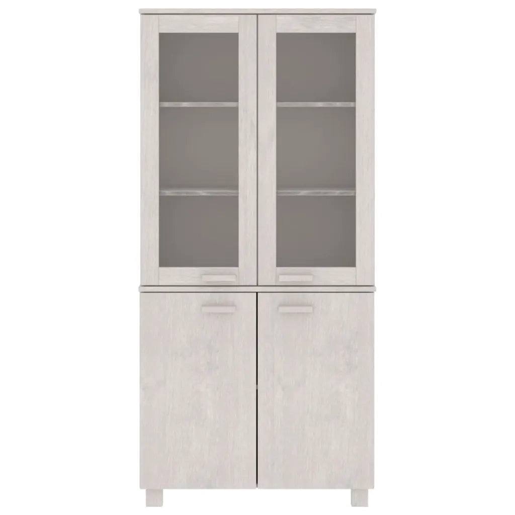 Credenza HAMAR in Legno Massello di Pino Bianca 3100927