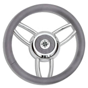 RUOTA TIMONE T26 GRIGIO Ø MM.350
