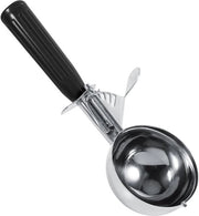 Lama di metallo inossidabile per cucchiai di ghiaccio per preparazione di dessert e torte - manici di silicone morbidi - sicuro per lavastoviglie (47 cm)