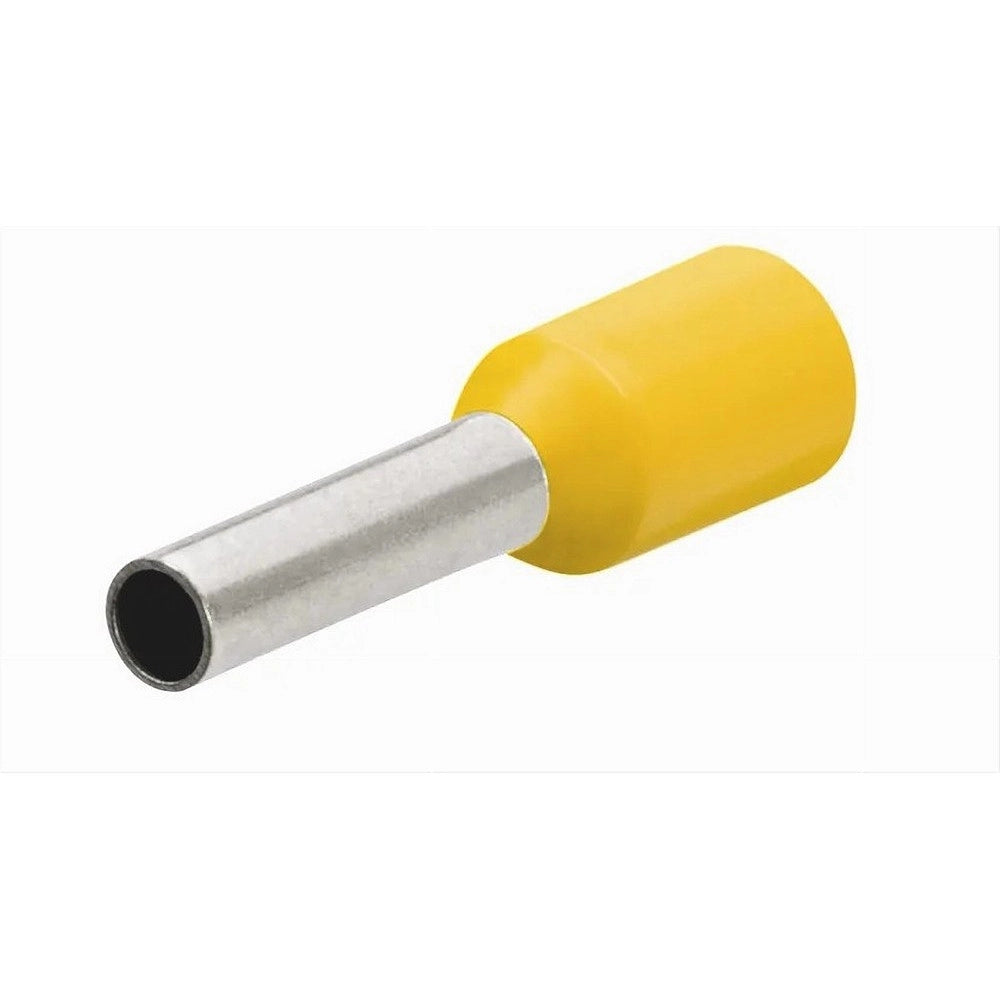 Trade Shop - Confezione 100pz Tubetto Capicorda Isolato Per Cavi 1.5mm² Terminale Da 8mm E1508 -