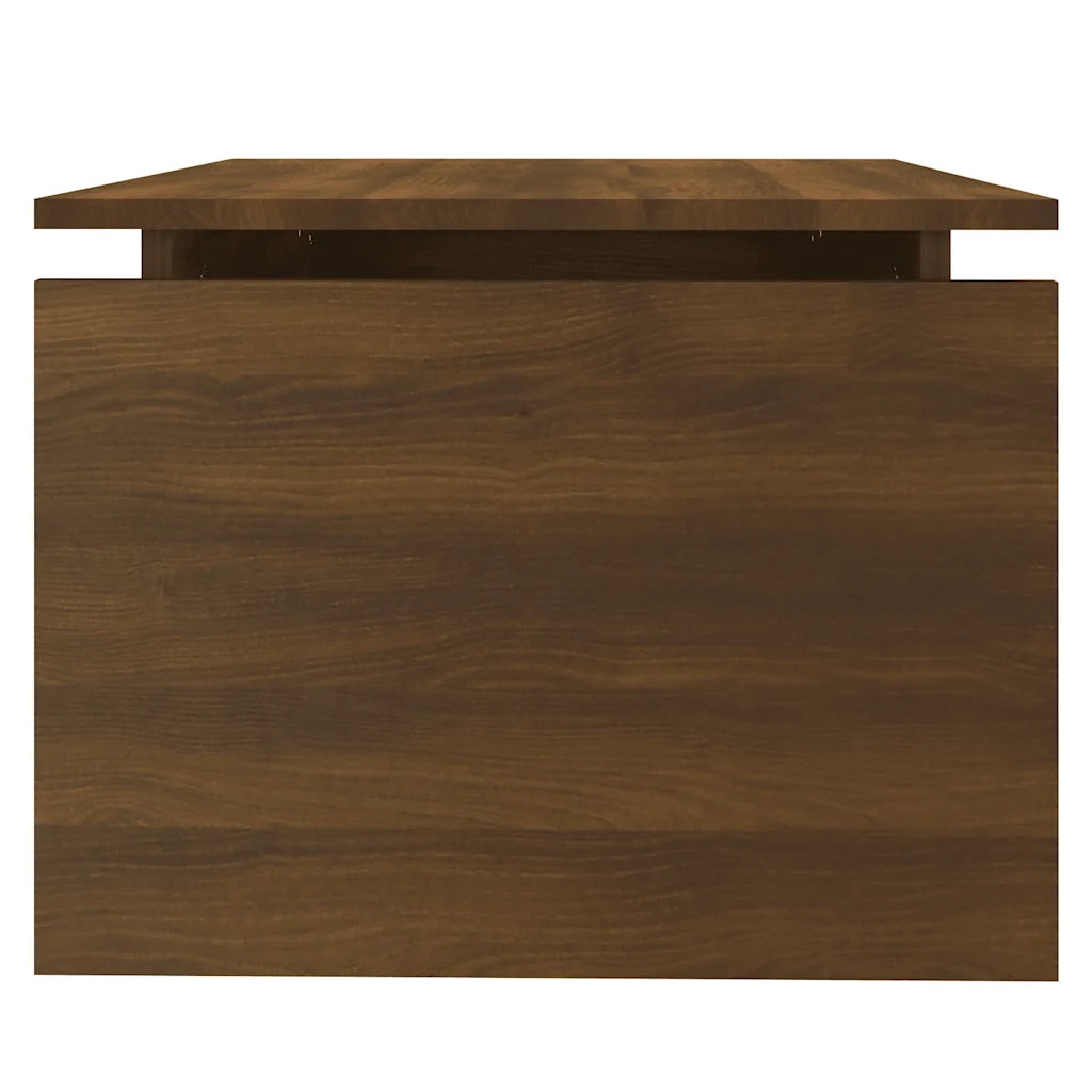 Tavolino da Salotto Rovere Marrone 68x50x38 cm in Multistrato 825842