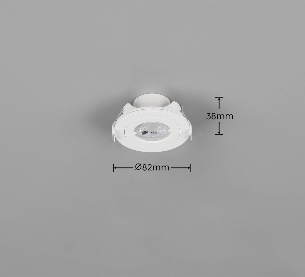Faretto incasso LED 6,5W LAMONT Trio bianco IP65