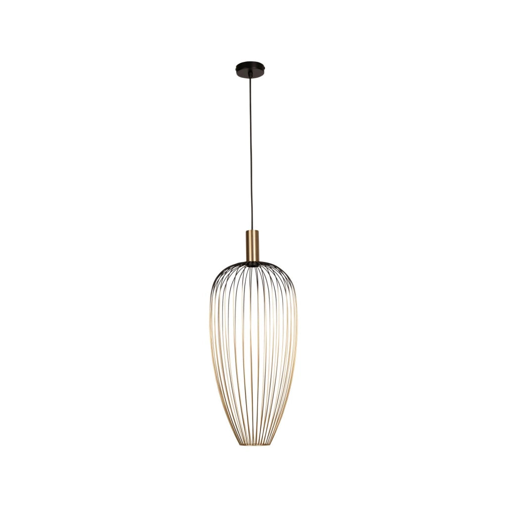 Lampada a sospensione AURELIE 1xGU10 oro nero Lucide