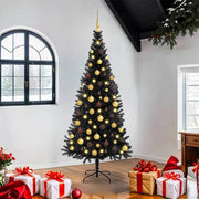 Albero di Natale Nero 180 cm PVC 3396475