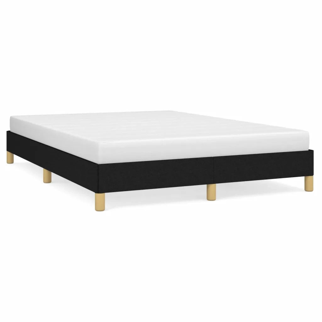 Giroletto senza Materasso-Struttura Letto Nero 140x190 cm in Tessuto 661987