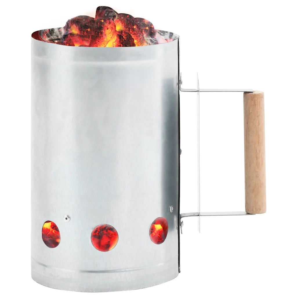 Ciminiera per Barbecue Starter a Carbone in Acciaio Zincato CFW2496439