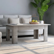 Tavolino da CaffÃ¨ Grigio Cemento 100x60x42 cm in Truciolato cod mxl 13526