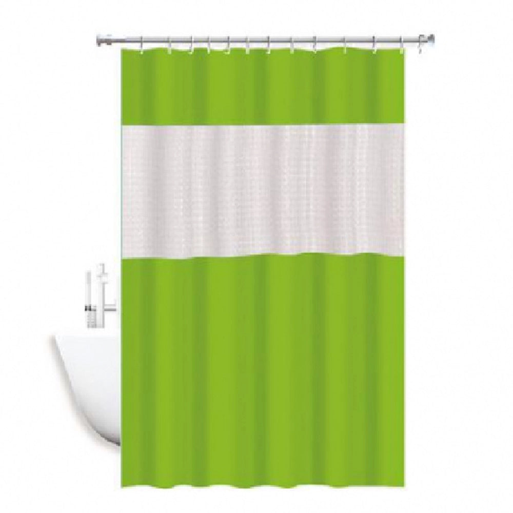 Trade Shop - Tenda Doccia Vasca Impermeabile Antimuffa Verde 3d 180 X 220 Cm Giuntura 52134 -