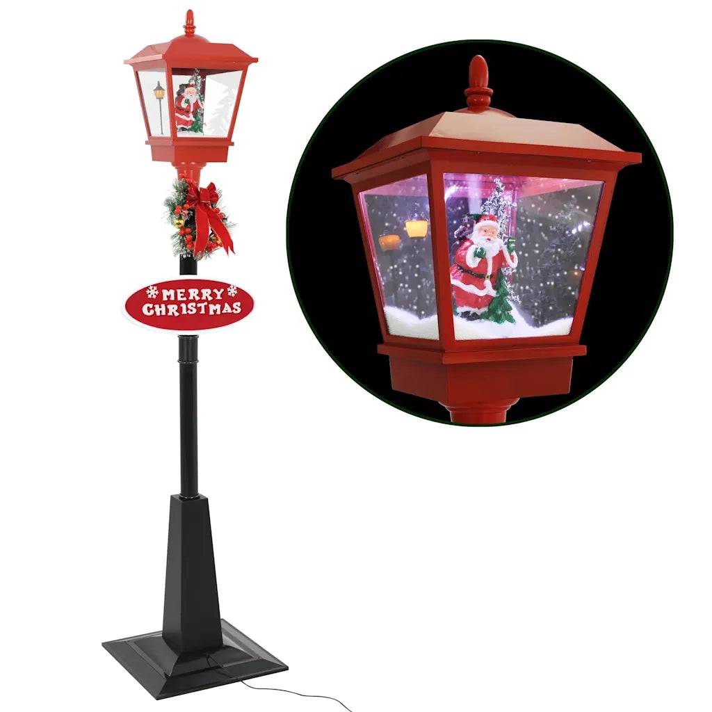 Lampione di Natale con Babbo Natale 180 cm LED 284339