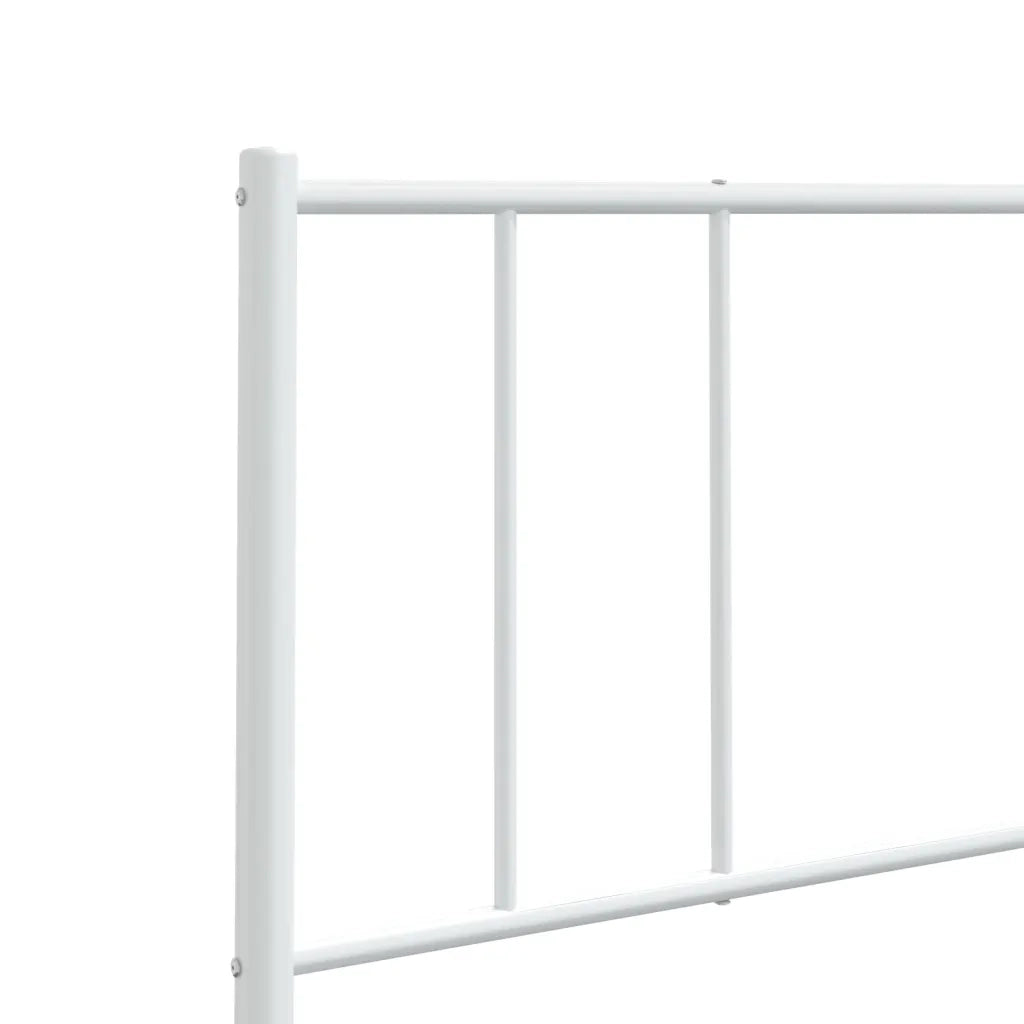 Testiera di Ricambio in Metallo Bianco 135 cm 352561