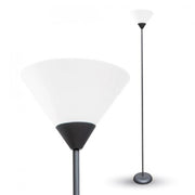 Trade Shop - Lampada Da Terra Piantana In Metallo Con Portalampada Per Lampadine E27 Vt-7500 -