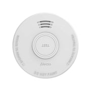 Rilevatore di Fumo Fotoelettrico con Allarme Potente 85 dB Bianco Alecto