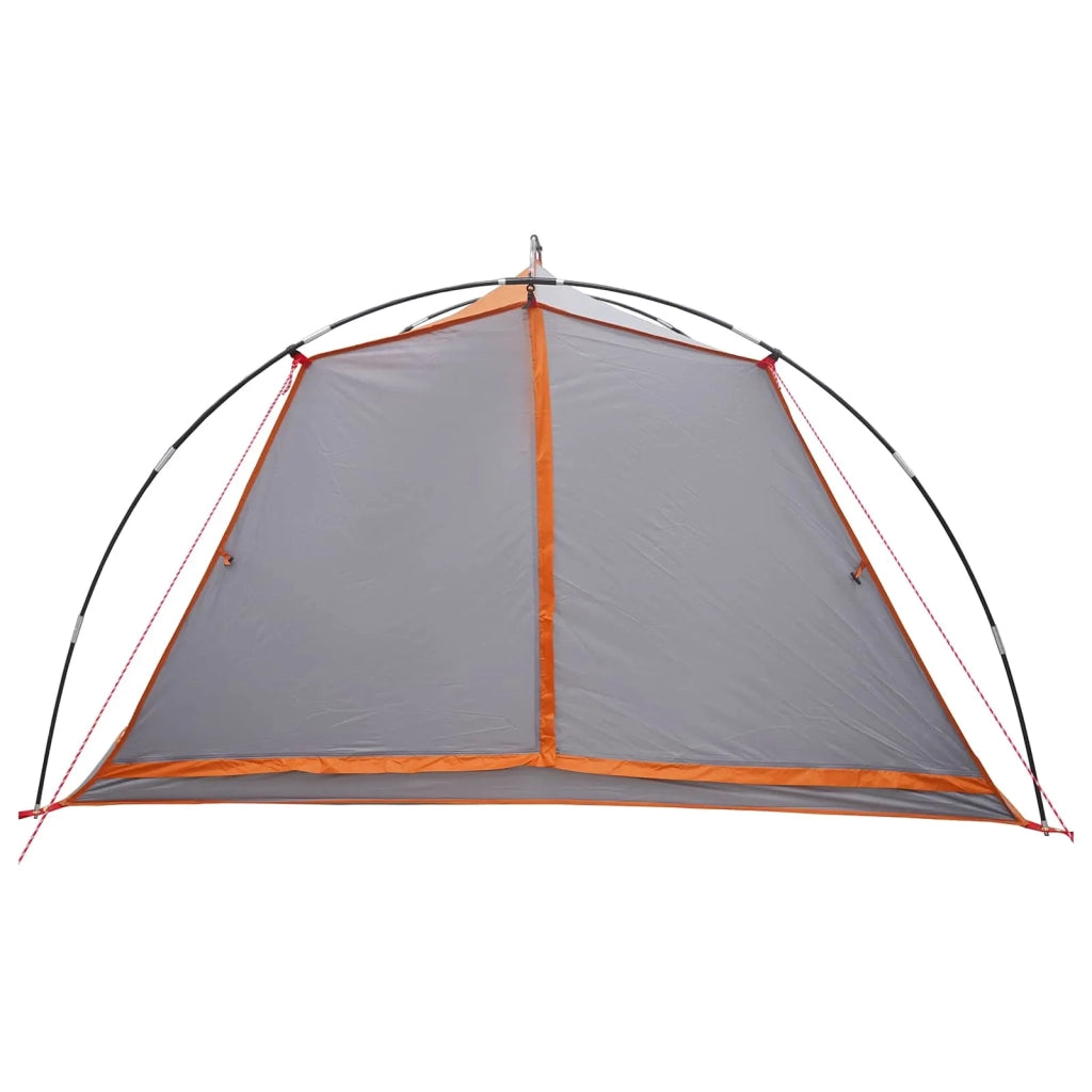 Tenda a tunnel Grigio e arancione 4 persone