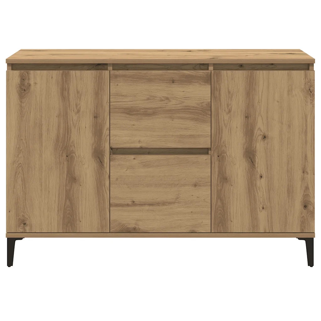 Credenza Rovere Artigianale 102x35x70 cm in Legno Multistrato 856487