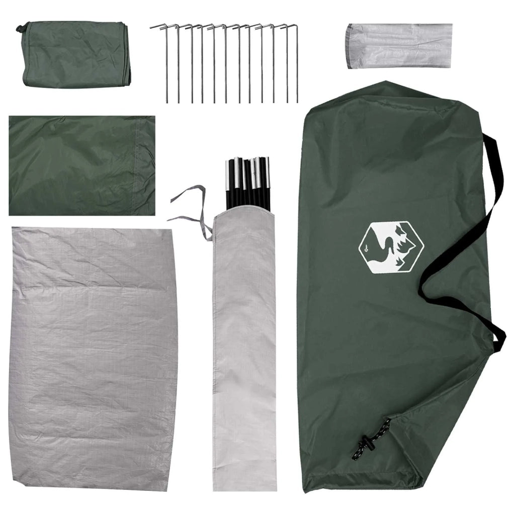 Tenda da campeggio con tetto Verde militare 275 x 215 x 125 cm 42028650