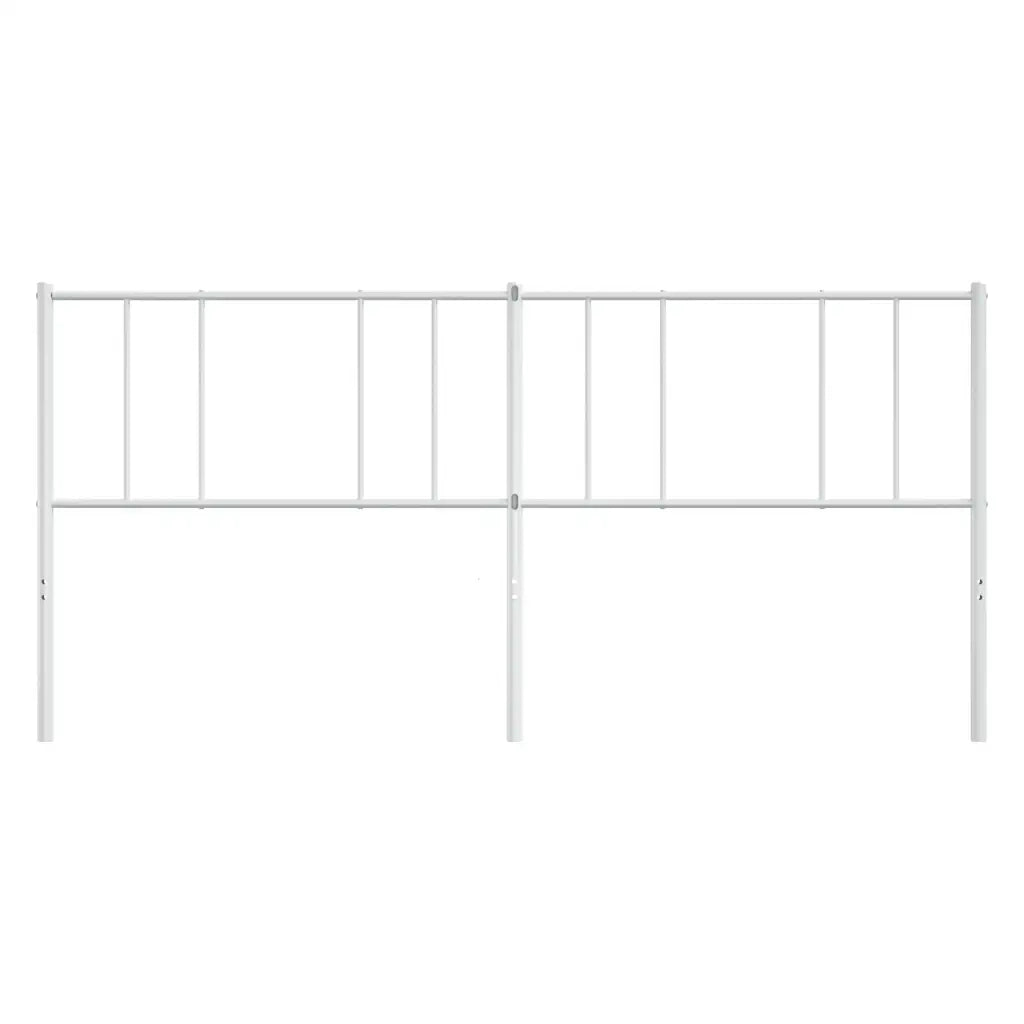 Testiera di Ricambio in Metallo Bianco 180 cm 352565