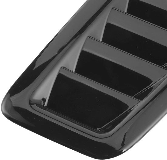 Intake Scoop per Lato 2 Pezzi - Auto Stile - Aperture di Ventilazione RS MK2 Stile - Resistenti al Calore ABS Plastica - Design Duraturo - Aspetto Sportivo - Ventilazione del Cappelliera Motore