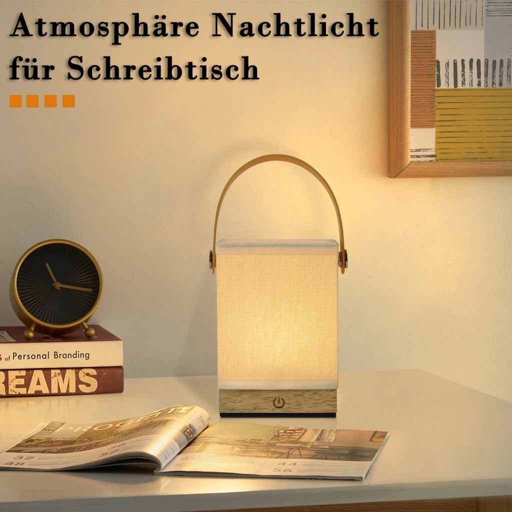 ZMH Lampada da tavolo LED wireless batteria touch dimmerabile USB ricarica per comodino