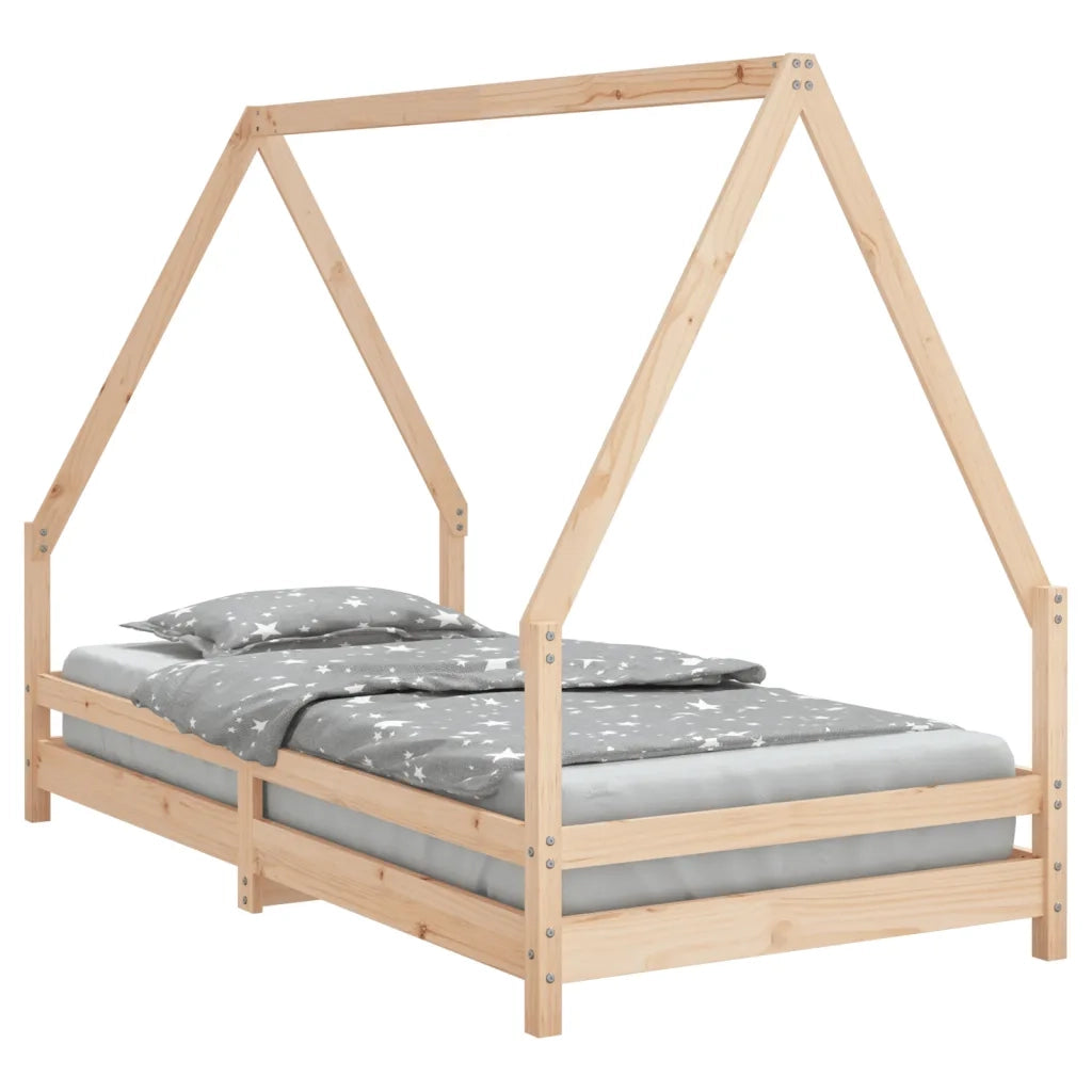 Giroletto per Bambini | Letto Infantile | Lettino 90x190 cm in Legno Massello di Pino