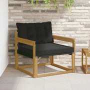 Set di divani da esterno-Sofa da giardino Legno di Acacia Massello e Textilene 652872