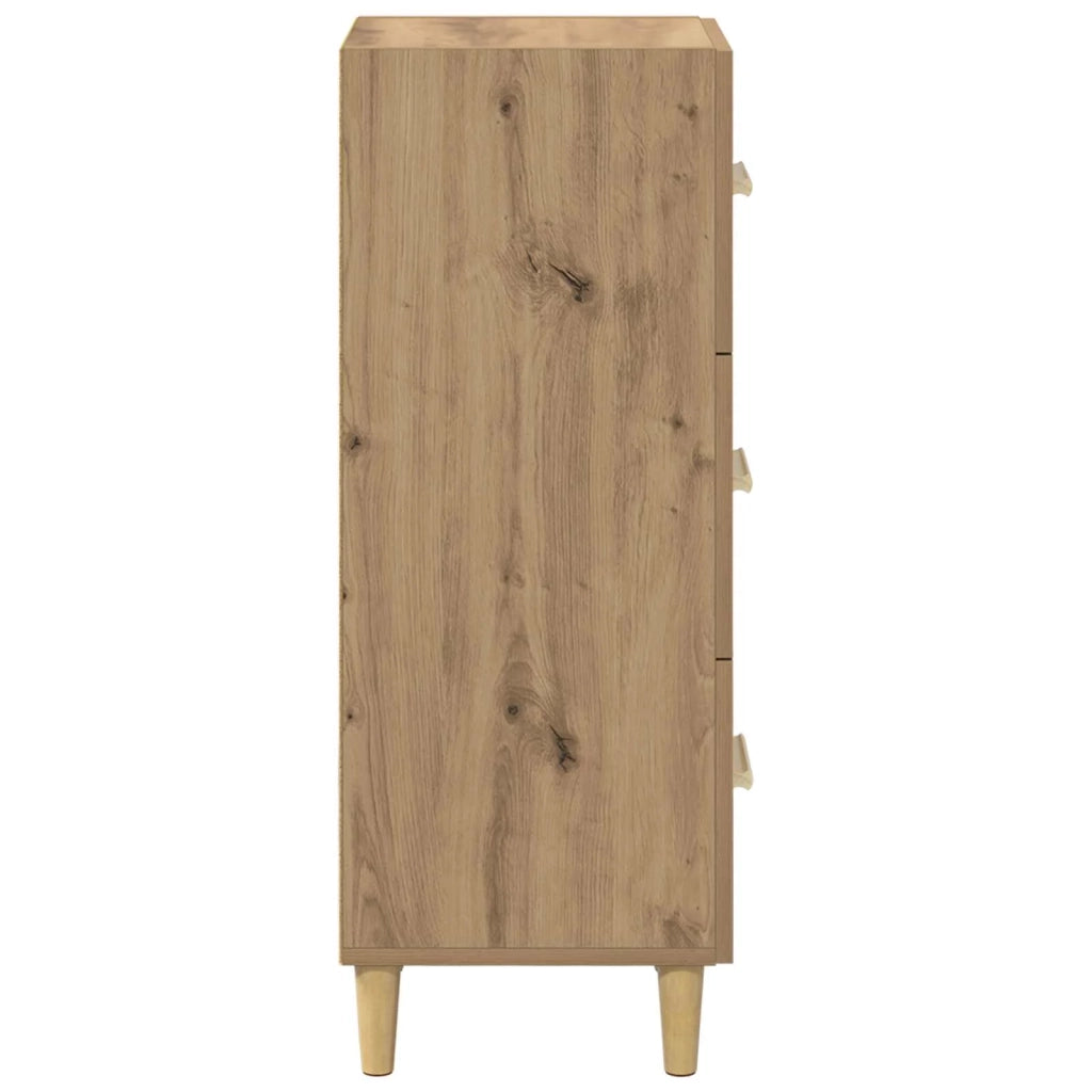 Credenza rovere artigianale 34.5 x 34 x 90 cm Legno multistrato 880935