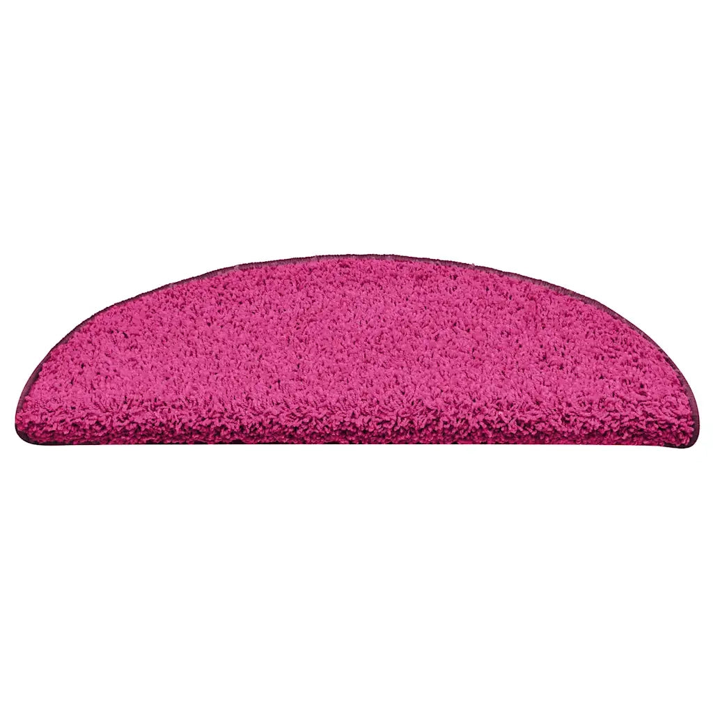 Tappetini per scale 30 pz 56x17x3 cm rosa semicircolari 3365809
