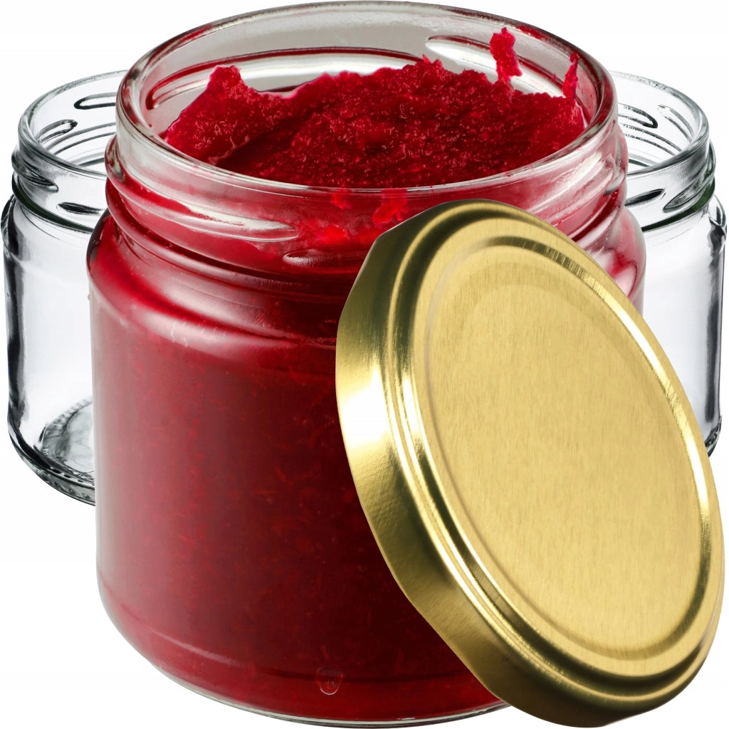KADAX 50x Barattolo 200ml + Tappo Fi66 Per Marmellate