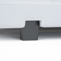 Espositore Pubblicitario Bifacciale con Ruote 100x140 cm in Alluminio da Esterno Antivento Silver