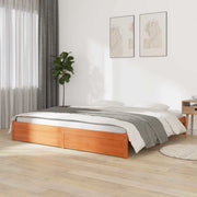 Struttura del letto Marrone cerato 150 x 200 cm