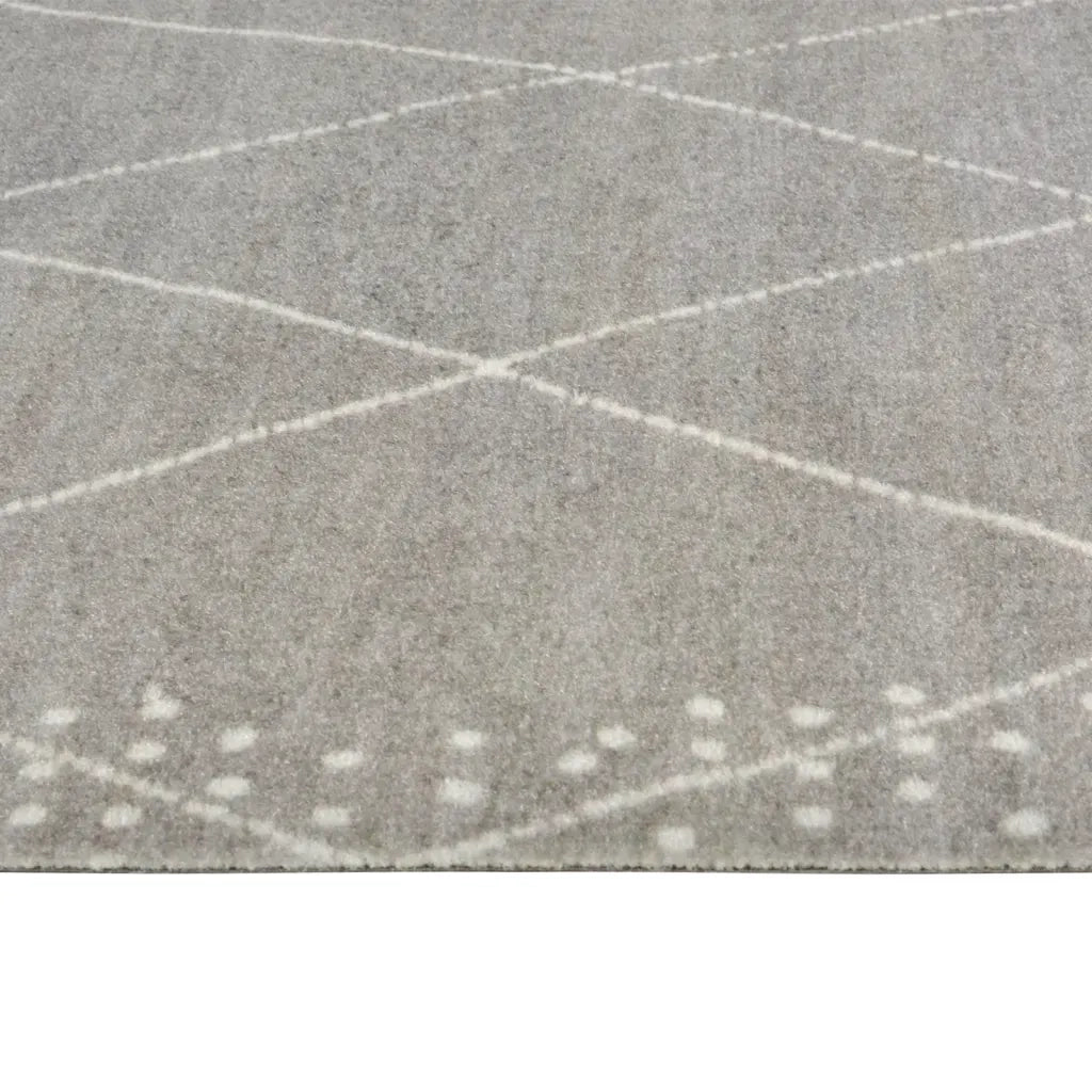 Tappeto da Cucina Lavabile Rombi 60x180 cm Velluto 136565