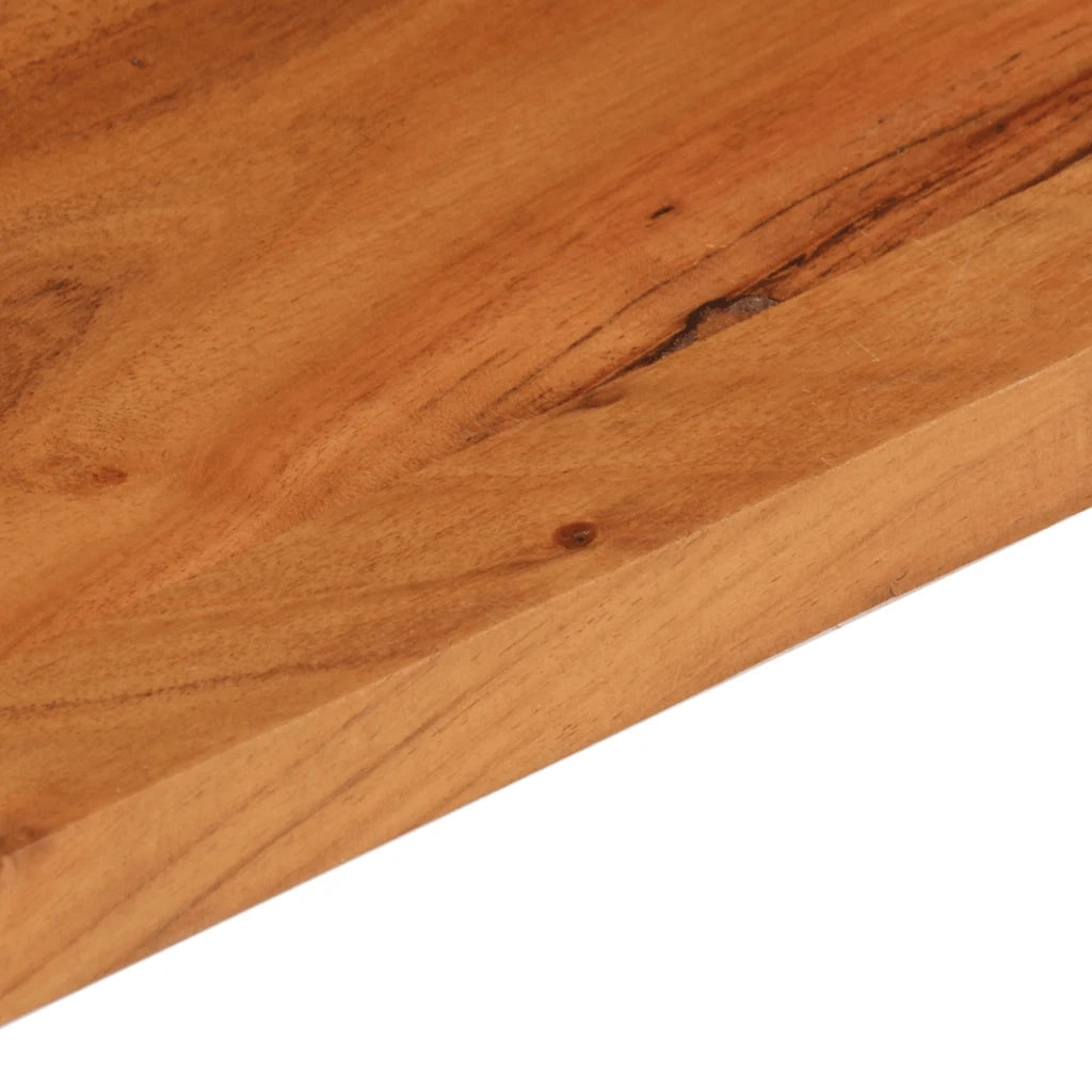 Piano per Tavolo | Superficie Tavolo | Piano Scrivania 50x50x2,5 cm Quadrato Legno Massello di Acacia