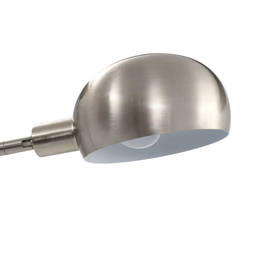 Lampada da Terra 200 cm 5 Bulbi E14 Argento CFW9811605