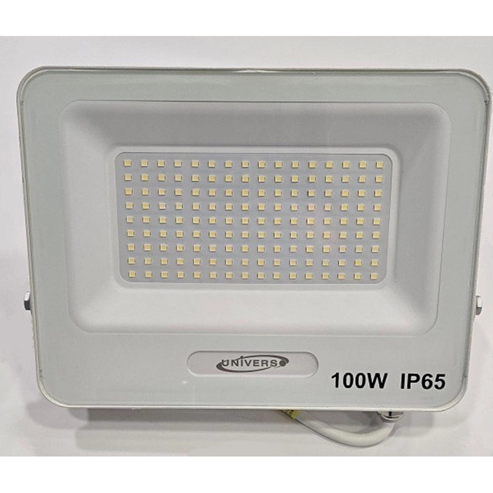 Trade Shop - Faro Proiettore Smd Led Floodlight 100w Slim Ip65 Bianco Luce 3000k 4000k 6500k Ek05-100w-b -