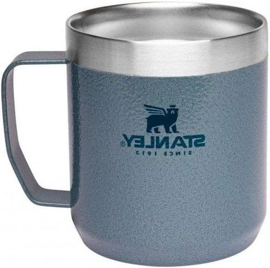 Tazza da Campeggio Classica - 0,35L - Isolata a Vuoto - Bicchiere Termos con Tappo in Acciaio Inossidabile Riscalda per 1,5 Ora - BPA Libero - Resistentente al Lavastoviglie