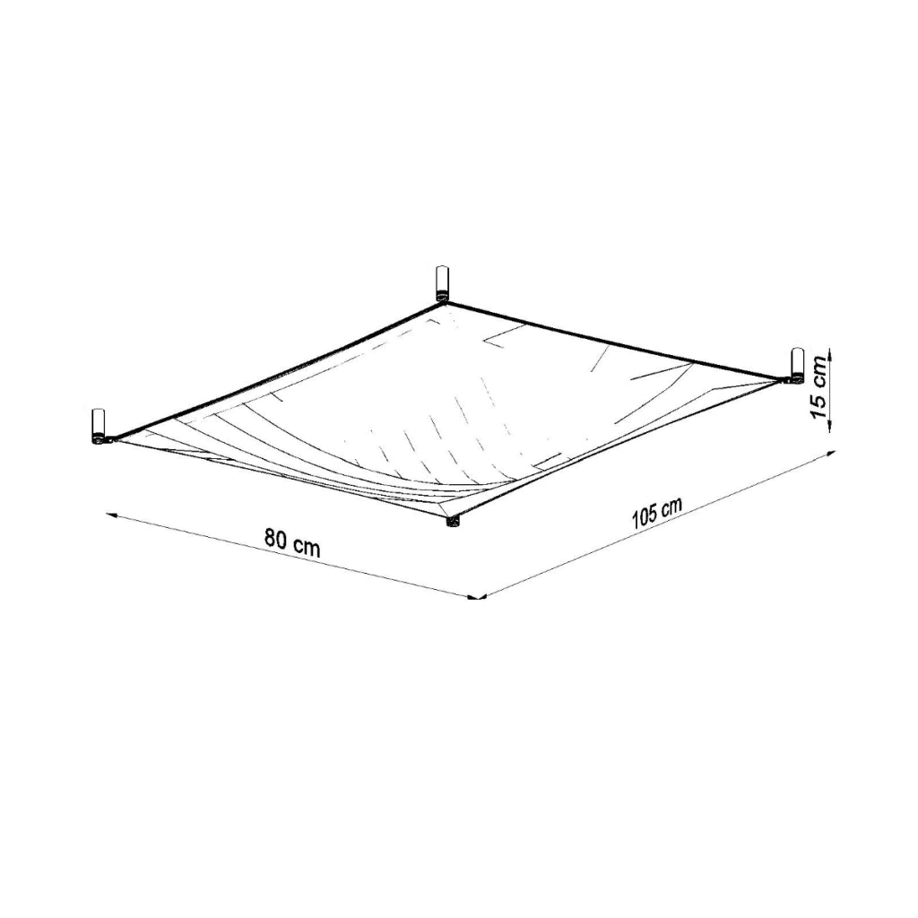 Lampada da soffitto LUNA 2BM 2x8,5W 850lm 3000K Bianco Minimalista Rettangolare