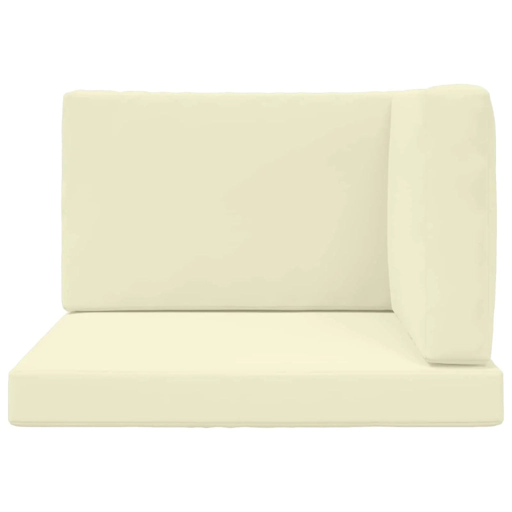 Cuscino per divano da esterno 3 pcs Crema Poliestere 900865