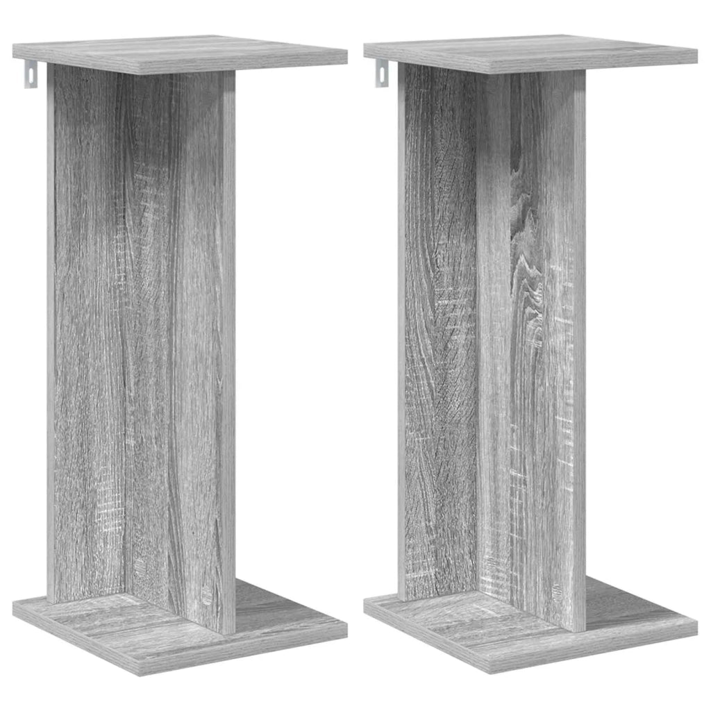 Supporto per piante 2 pcs Sonoma grigia 25 x 25,5 x 60,5 cm 899669