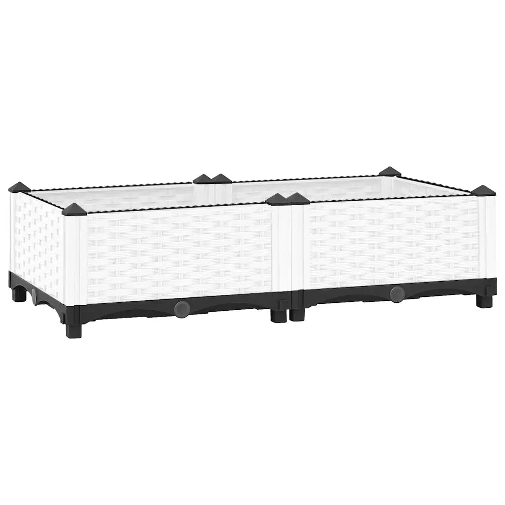Fioriera Rialzata 80x40x23 cm in Polipropilene 153305