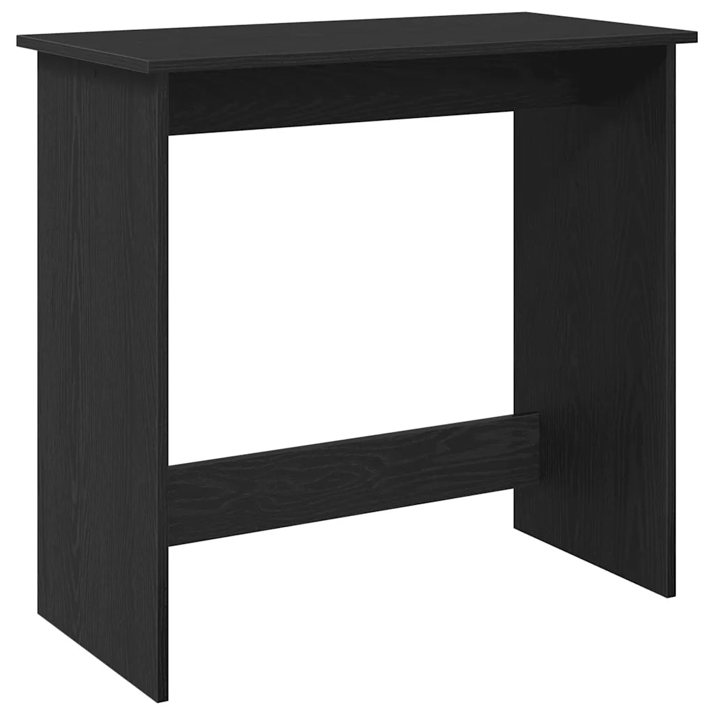 Scrivania Nera 80x40x75 cm in Legno Multistrato 860455