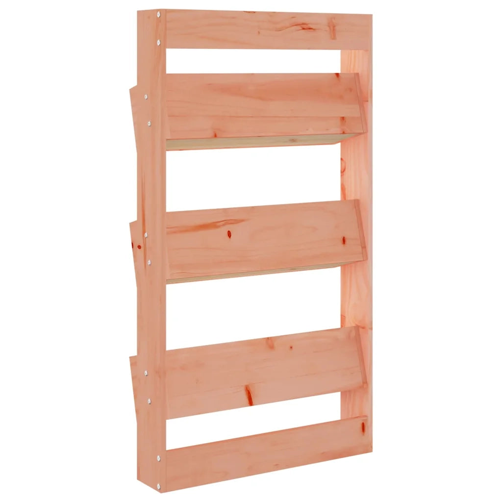 Fioriera a Muro 3 Ripiani-Vaso-Contenitore per Piante 60x18,5x110cm Legno Massello Douglas